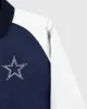 Women's Dallas Cowboys Snap-Front Varsity Satin Jacket sold by Starter