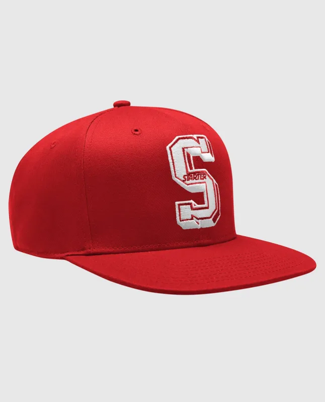 Starter Horizon Snapback Hat Red sold by Starter