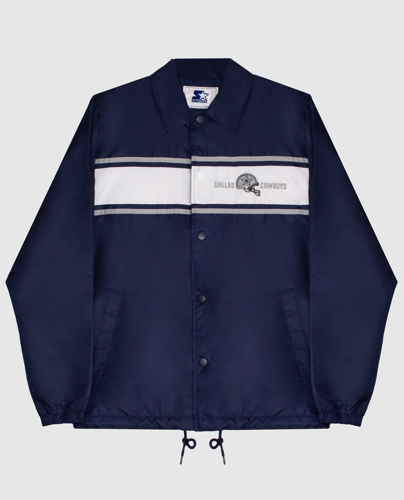 Dallas Cowboys Snap-Front Collared Jacket sold by Starter