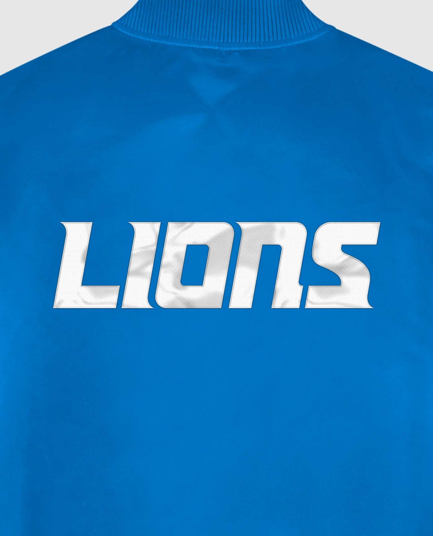 Detroit Lions Varsity Satin Full-Snap Jacket sold by Starter product image thumbnail 3