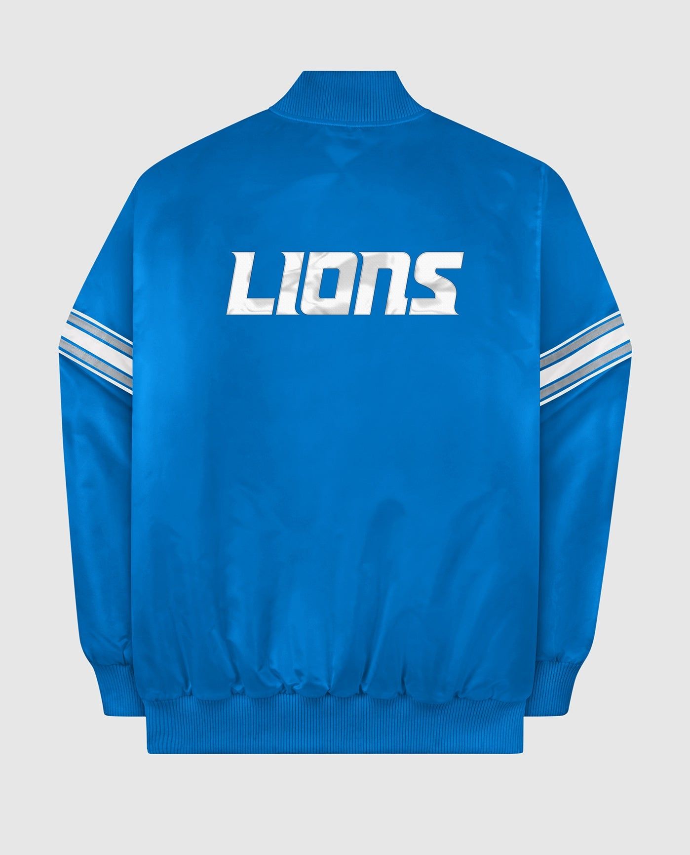 Detroit Lions Varsity Satin Full-Snap Jacket sold by Starter product image thumbnail 4