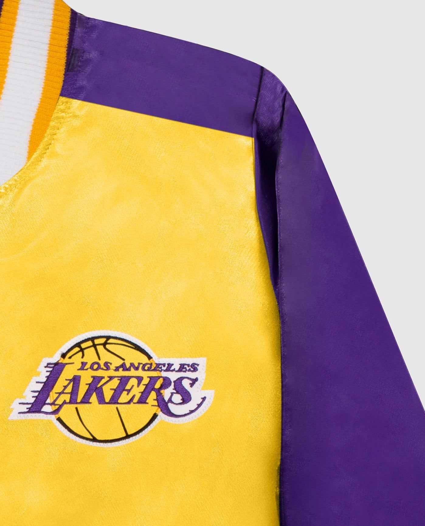 Women's Los Angeles Lakers Varsity Satin Full-Snap Jacket sold by Starter product image thumbnail 2