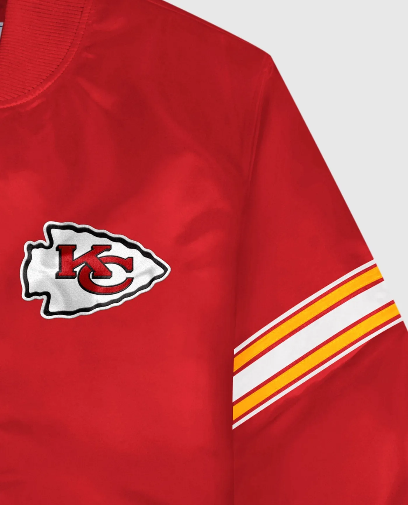 Kansas City Chiefs Varsity Satin Full-Snap Jacket sold by Starter product image thumbnail 2