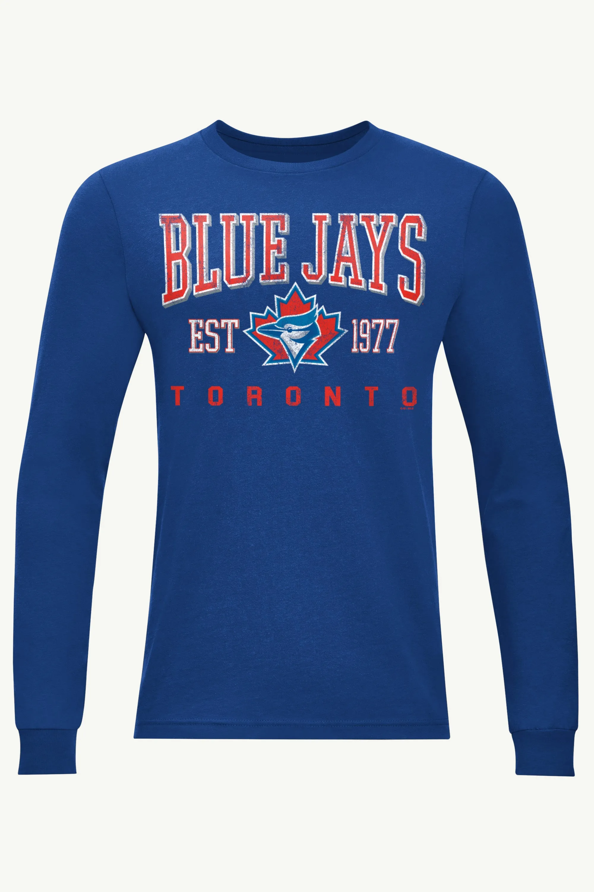 MENS TORONTO BLUE JAYS RETRO LONG SLEEVE T SHIRT sold by Starter