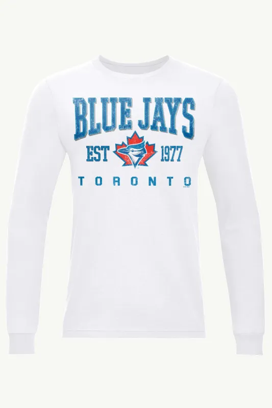 MENS TORONTO BLUE JAYS RETRO LONG SLEEVE T SHIRT sold by Starter
