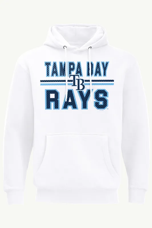 MENS TAMPA BAY RAYS MESH LOOK HOODIE sold by Starter