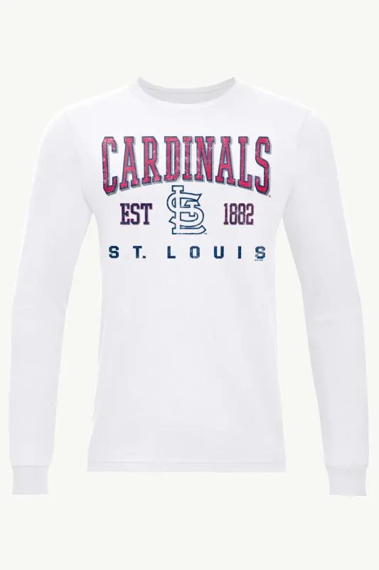 MENS ST LOUIS CARDINALS RETRO LONG SLEEVE T SHIRT sold by Starter