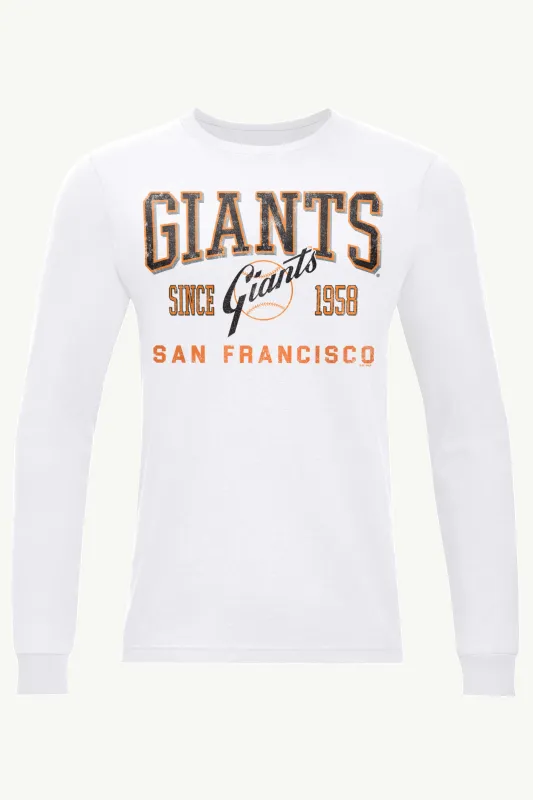 MENS SAN FRANCISCO GIANTS RETRO LONG SLEEVE T SHIRT sold by Starter