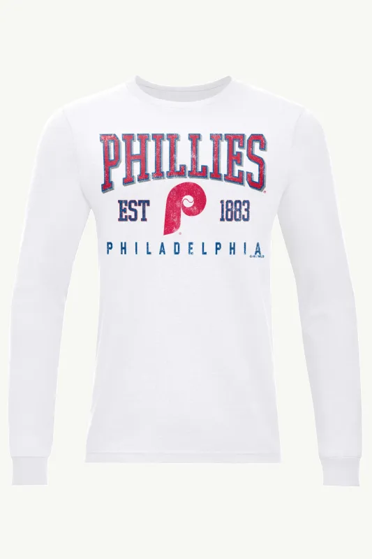 MENS PHILADELPHIA PHILLIES RETRO LONG SLEEVE T SHIRT sold by Starter