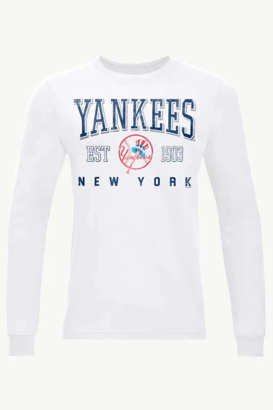MENS NEW YORK YANKEES RETRO LONG SLEEVE T SHIRT sold by Starter