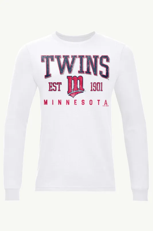 MENS MINNESOTA TWINS RETRO LONG SLEEVE T SHIRT sold by Starter