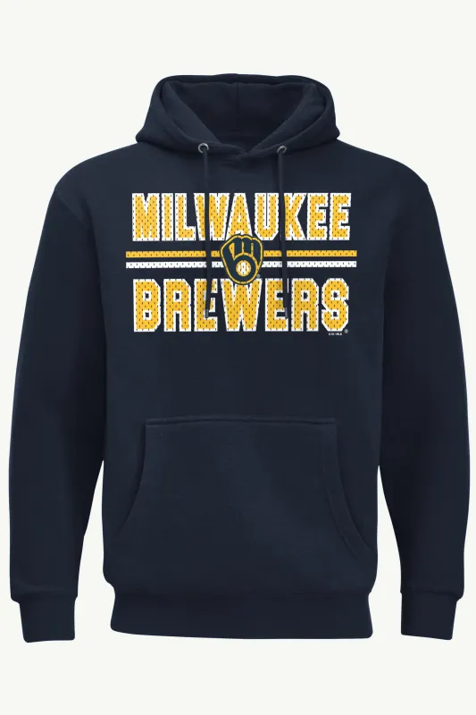 MENS MILWAUKEE BREWERS MESH LOOK HOODIE sold by Starter