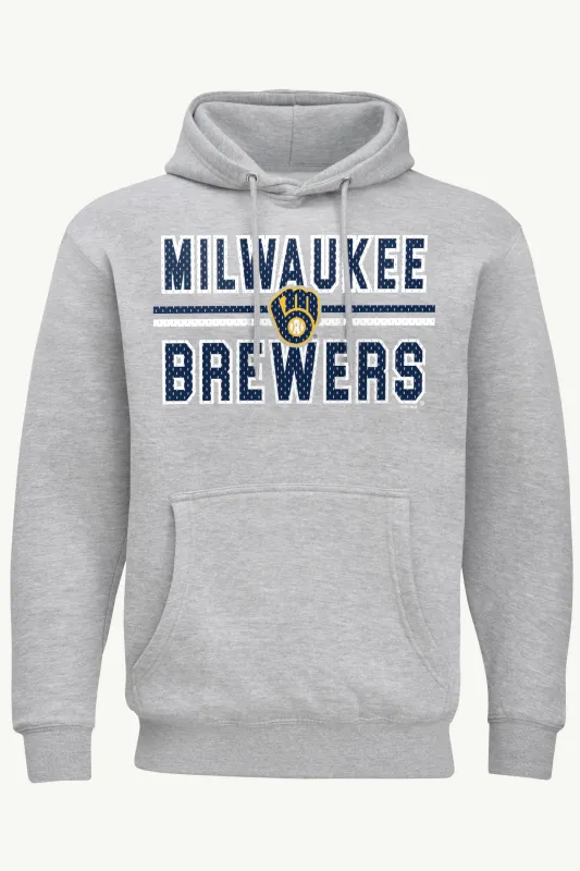 MENS MILWAUKEE BREWERS MESH LOOK HOODIE sold by Starter