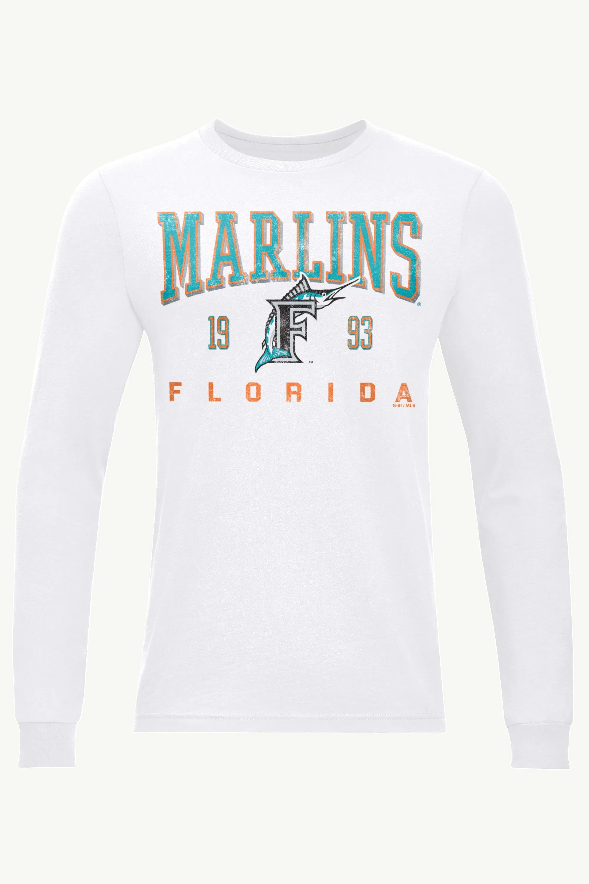 MENS MIAMI MARLINS RETRO LONG SLEEVE T SHIRT sold by Starter