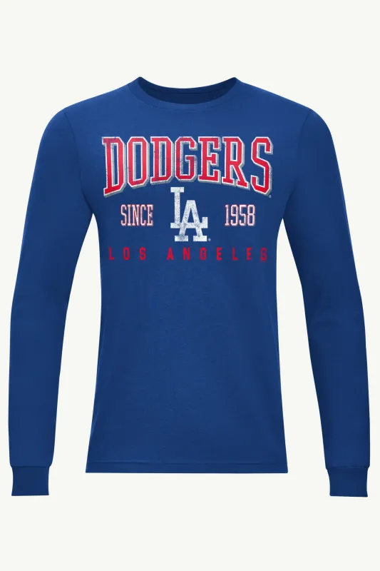 MENS LOS ANGELES DODGERS RETRO LONG SLEEVE T SHIRT sold by Starter