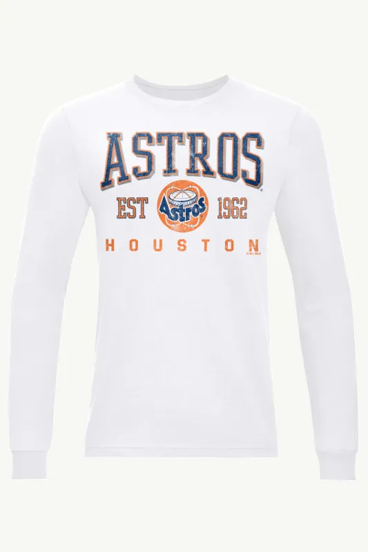 MENS HOUSTON ASTROS RETRO LONG SLEEVE T SHIRT sold by Starter