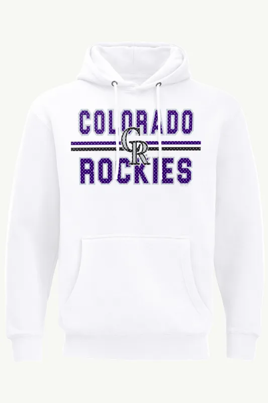 MENS COLORADO ROCKIES MESH LOOK HOODIE sold by Starter