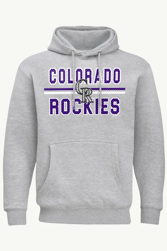 MENS COLORADO ROCKIES MESH LOOK HOODIE sold by Starter