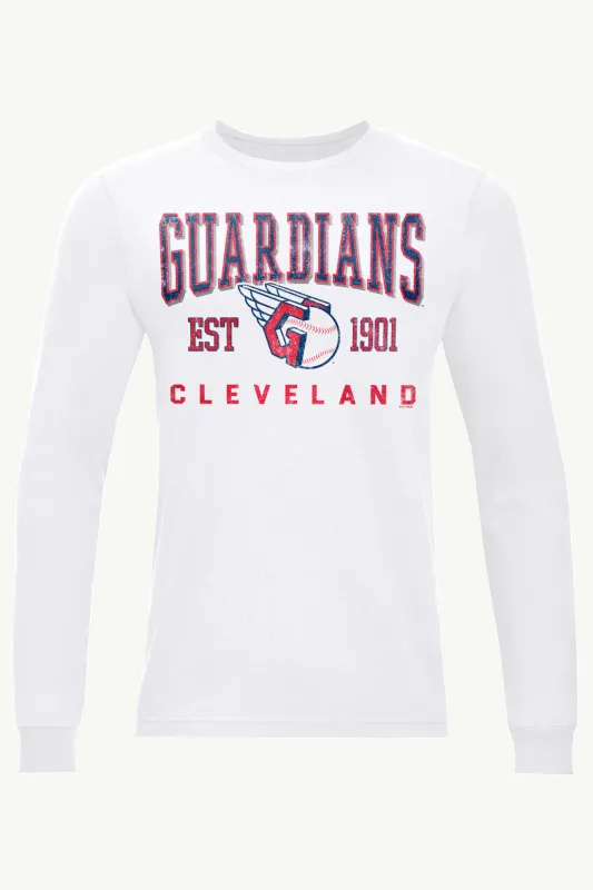 MENS CLEVELAND GUARDIANS RETRO LONG SLEEVE T SHIRT sold by Starter