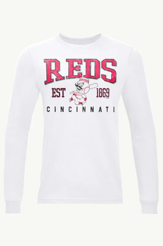 MENS CINCINNATI REDS RETRO LONG SLEEVE T SHIRT sold by Starter