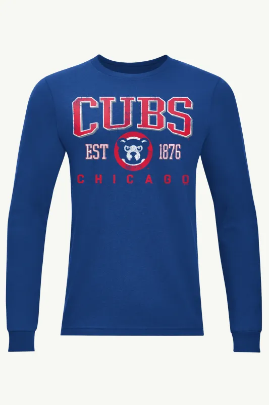 MENS CHICAGO CUBS RETRO LONG SLEEVE T SHIRT sold by Starter