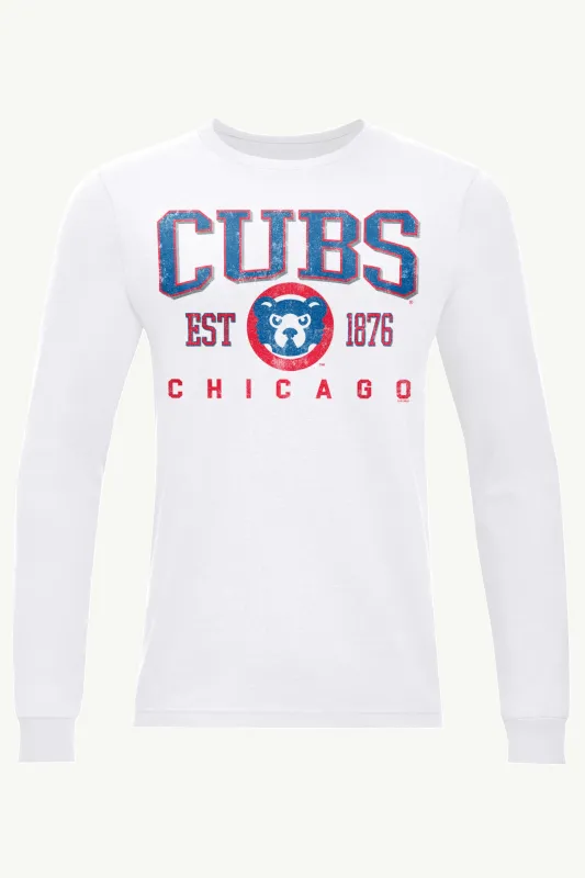 MENS CHICAGO CUBS RETRO LONG SLEEVE T SHIRT sold by Starter