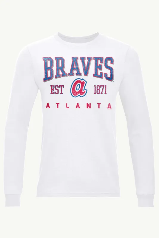 MENS ATLANTA BRAVES RETRO LONG SLEEVE T SHIRT sold by Starter