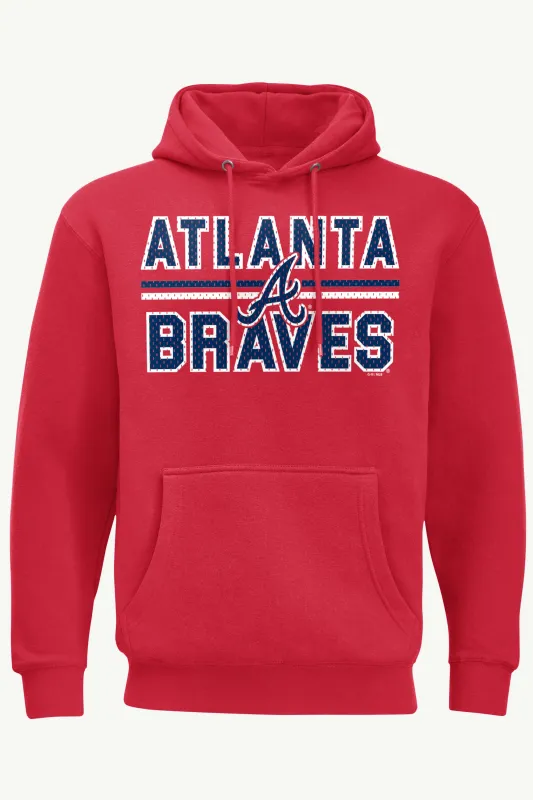 MENS ATLANTA BRAVES MESH LOOK HOODIE made by Starter