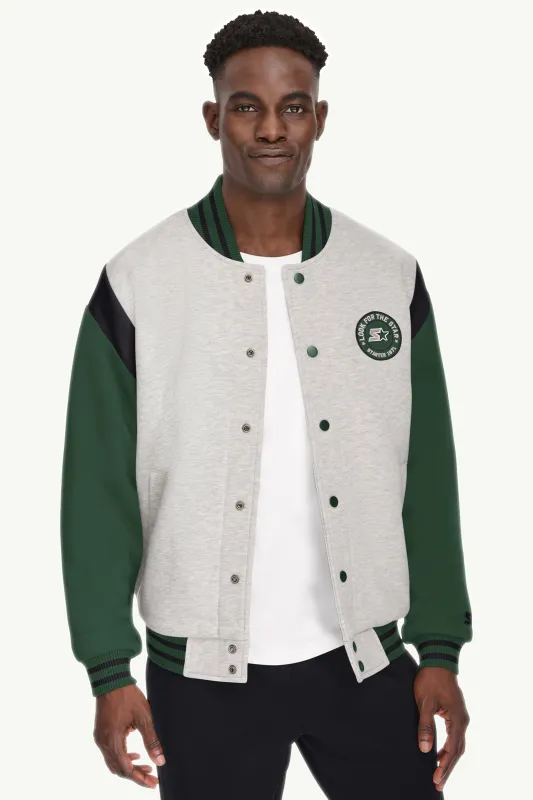 MENS STARTER HEAVYWEIGHT FLEECE VARSITY JACKET sold by Starter