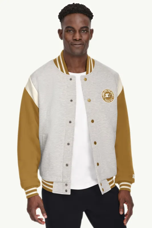 MENS STARTER HEAVYWEIGHT FLEECE VARSITY JACKET sold by Starter