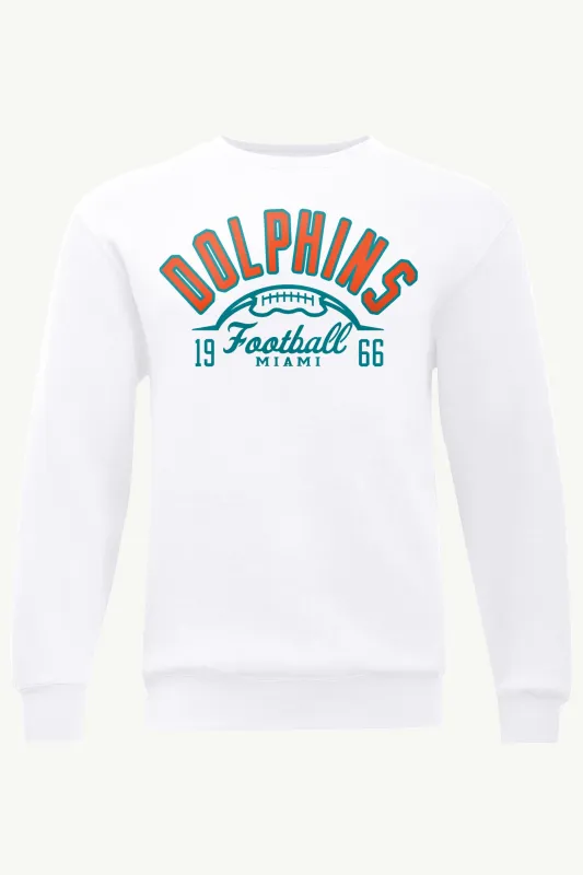 MENS MIAMI DOLPHINS HALF BALL SWEATSHIRT sold by Starter