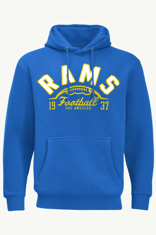 MENS LOS ANGELES RAMS HALF BALL HOODIE sold by Starter