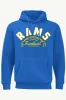 MENS LOS ANGELES RAMS HALF BALL HOODIE sold by Starter