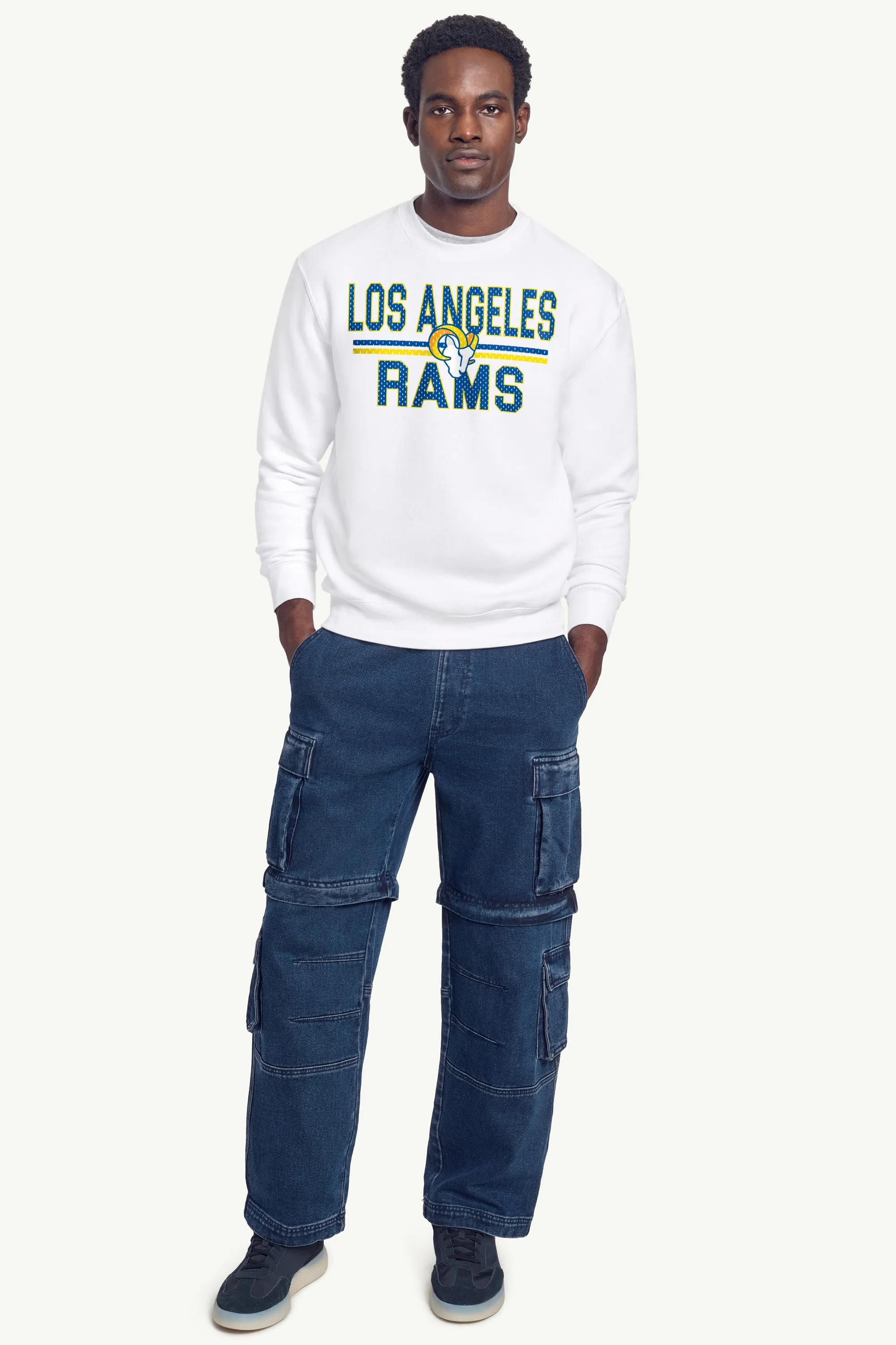 MENS LOS ANGELES RAMS MESH LOOK SWEATSHIRT sold by Starter product image thumbnail 5