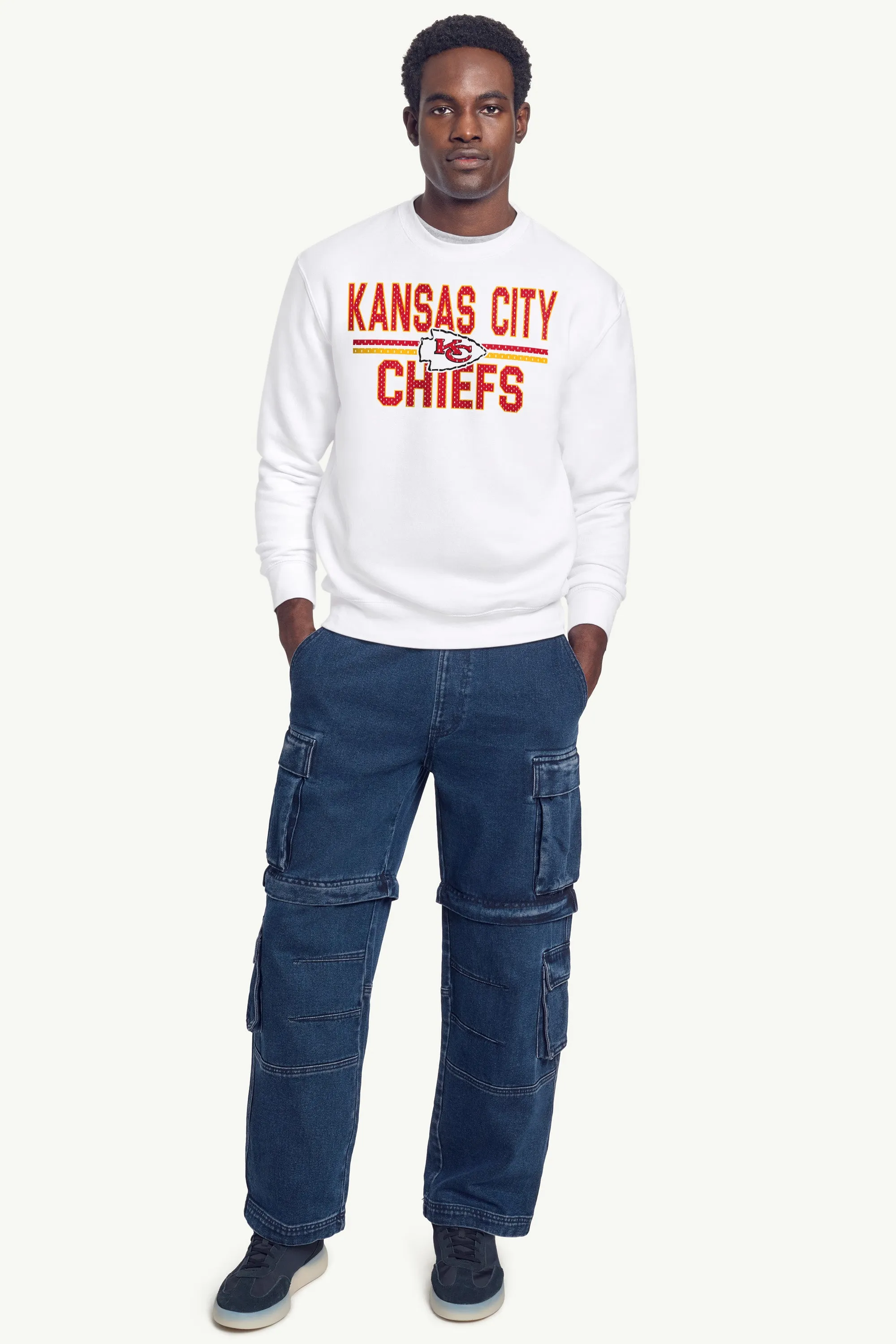 MENS KANSAS CITY CHIEFS MESH LOOK SWEATSHIRT sold by Starter product image thumbnail 4