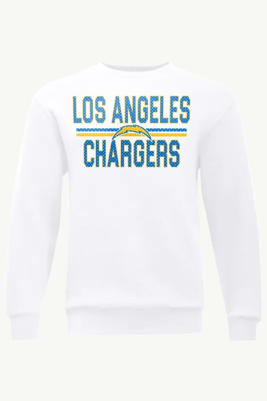 MENS LOS ANGELES CHARGERS MESH LOOK SWEATSHIRT sold by Starter
