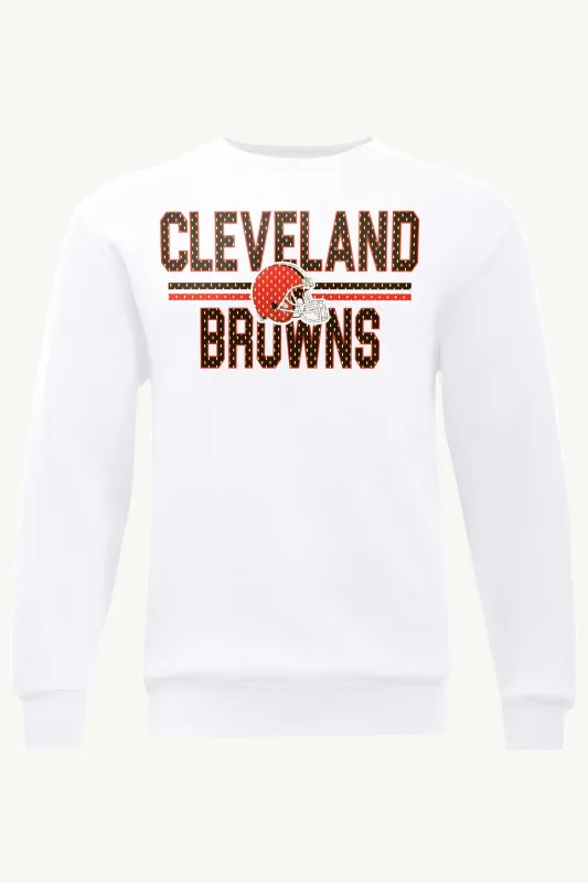 MENS CLEVELAND BROWNS MESH LOOK SWEATSHIRT sold by Starter