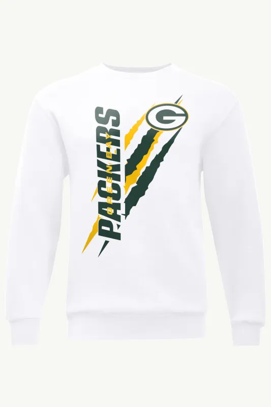 MENS GREEN BAY PACKERS COLOR SCRATCH SWEATSHIRT made by Starter