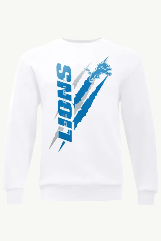 MENS DETROIT LIONS COLOR SCRATCH SWEATSHIRT sold by Starter