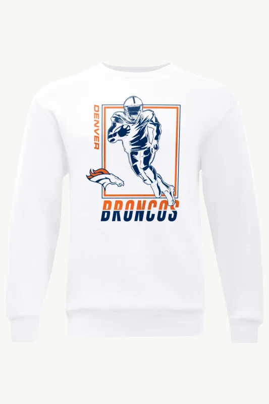 MENS DENVER BRONCOS PLAYER GRID SWEATSHIRT made by Starter