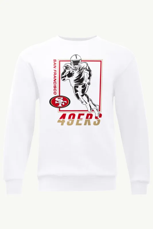 MENS SAN FRANCISCO 49ERs PLAYER GRID SWEATSHIRT sold by Starter