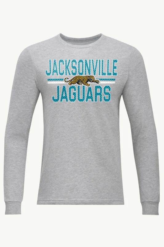 MENS JACKSONVILLE JAGUARS MESH LOOK RETRO LONG SLEEVE T SHIRT made by Starter