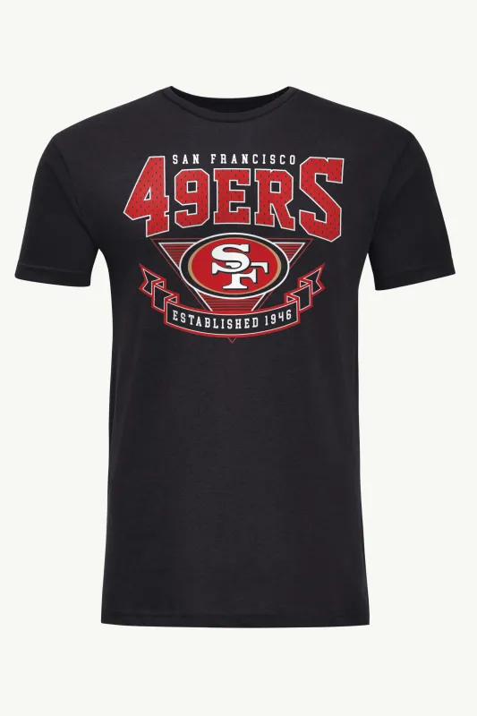 MENS SAN FRANCISCO 49ERS 80's INSPIRED T SHIRT made by Starter
