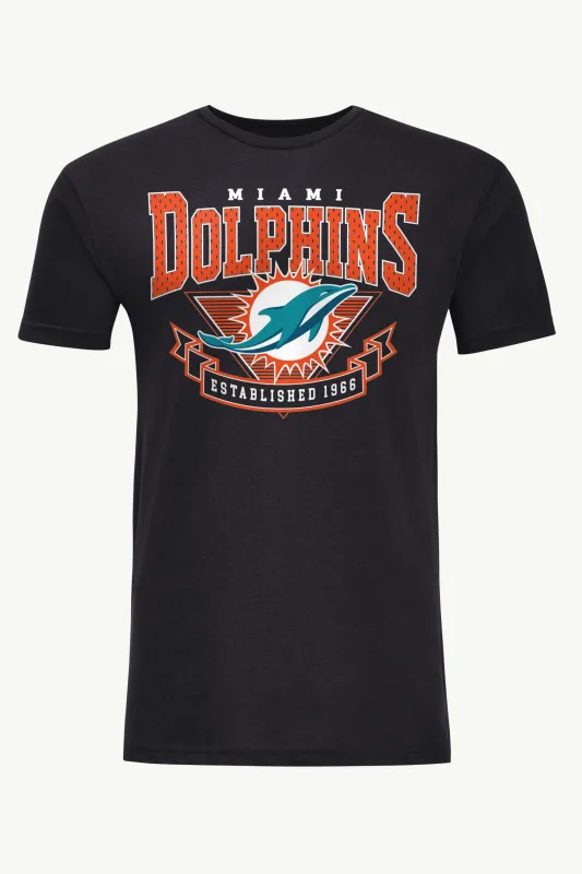MENS MIAMI DOLPHINS 80's INSPIRED T SHIRT sold by Starter