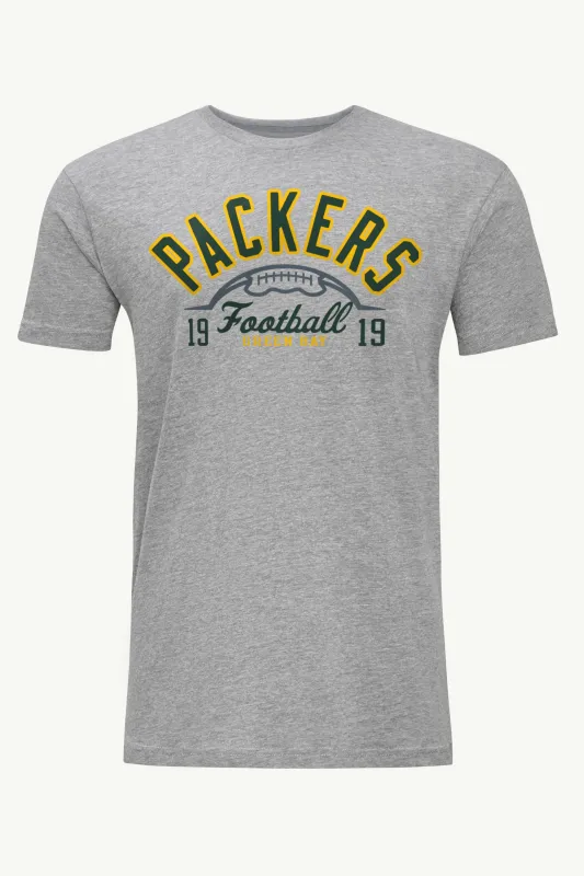 MENS GREEN BAY PACKERS HALF BALL T SHIRT made by Starter