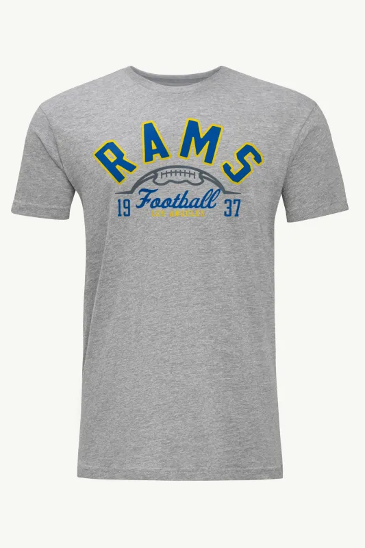 MENS LOS ANGELES RAMS HALF BALL T SHIRT sold by Starter