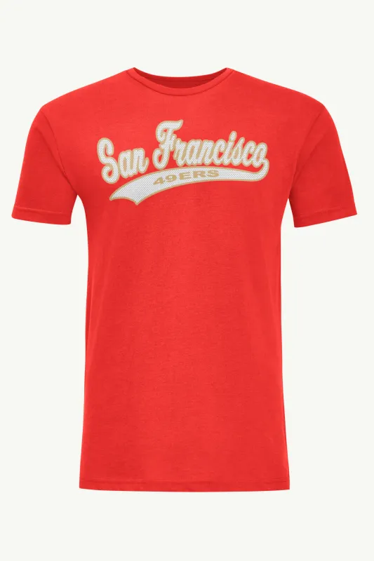 MENS SAN FRANCISCO 49ERS TAILSWEEP T SHIRT sold by Starter
