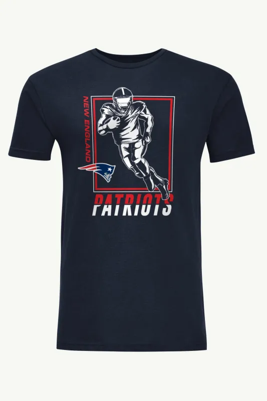 MENS NEW ENGLAND PATRIOTS PLAYER GRID T SHIRT made by Starter