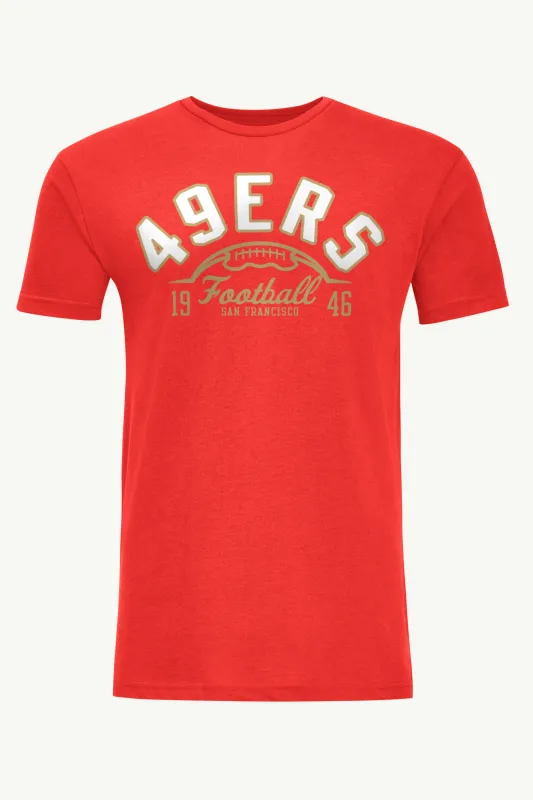 MENS SAN FRANCISCO 49ERS HALF BALL T SHIRT sold by Starter