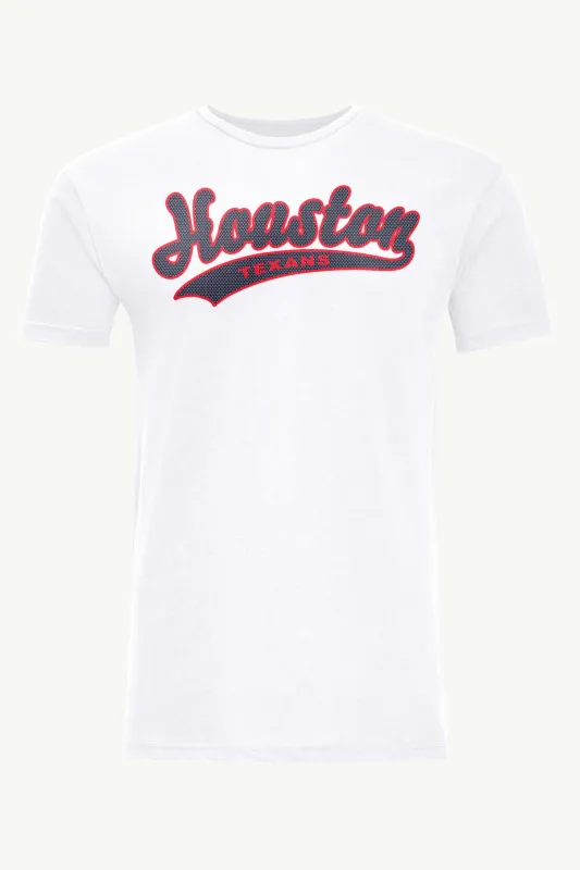 MENS HOUSTON TEXANS TAILSWEEP T SHIRT made by Starter